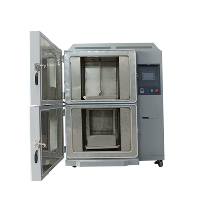좋은 가격 304 스틸 급격한 열 충격 시험 챔버 두 구역 IEC 60068-2-14 표준 온라인으로